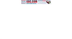 Desktop Screenshot of goc.com